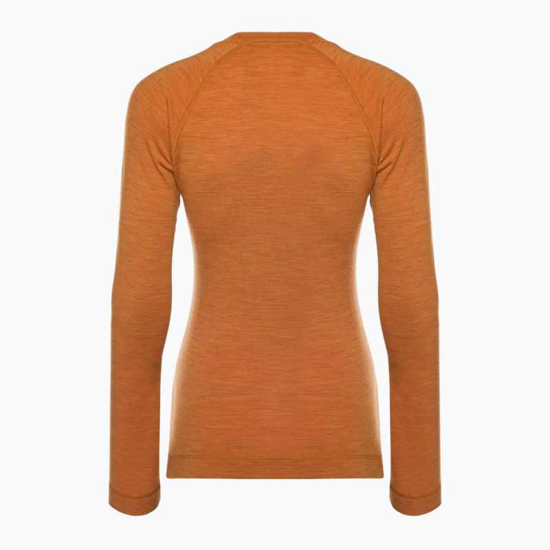 Maglia termica da donna Smartwool Merino 250 Baselayer Crew Boxed marmalade heather 4