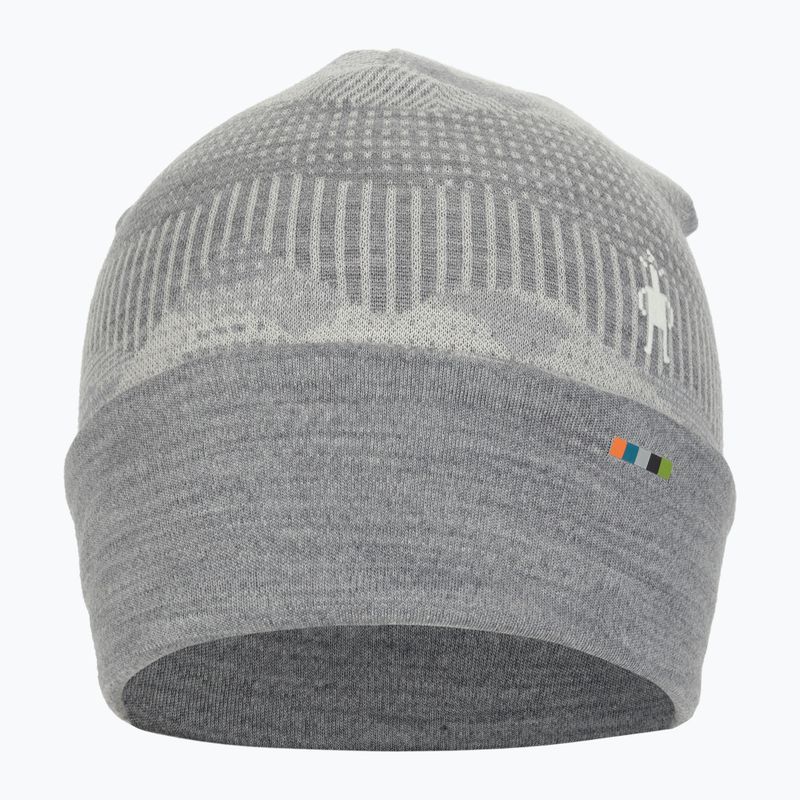 Berretto Smartwool Merino Reversible Cuffed grigio chiaro mountain scape 2