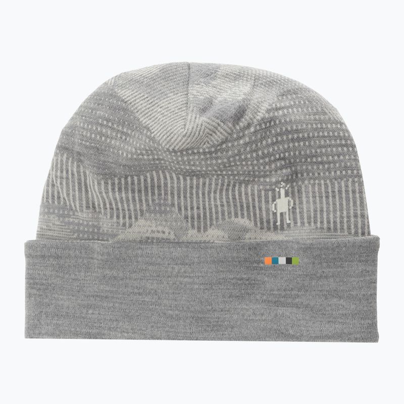 Berretto Smartwool Merino Reversible Cuffed grigio chiaro mountain scape 5
