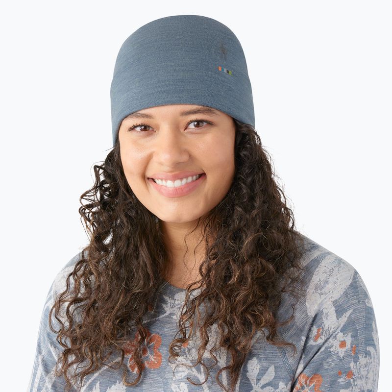 Berretto Smartwool Merino Reversible Cuffed blu peltro heather 2