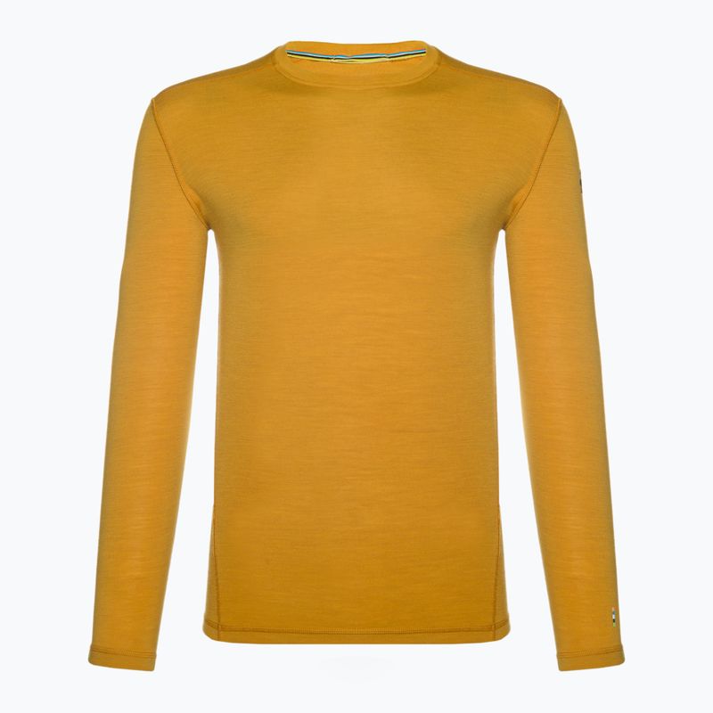 Smartwool Merino 250 Baselayer Crew Uomo in scatola honey gold thermal longsleeve 3