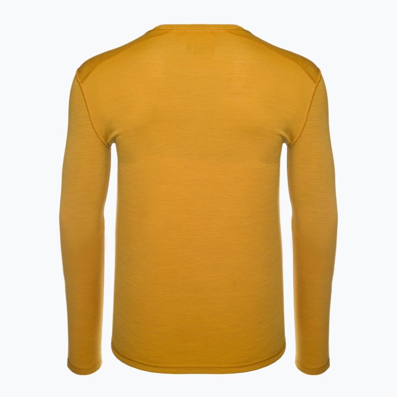 Smartwool Merino 250 Baselayer Crew Uomo in scatola honey gold thermal longsleeve 4