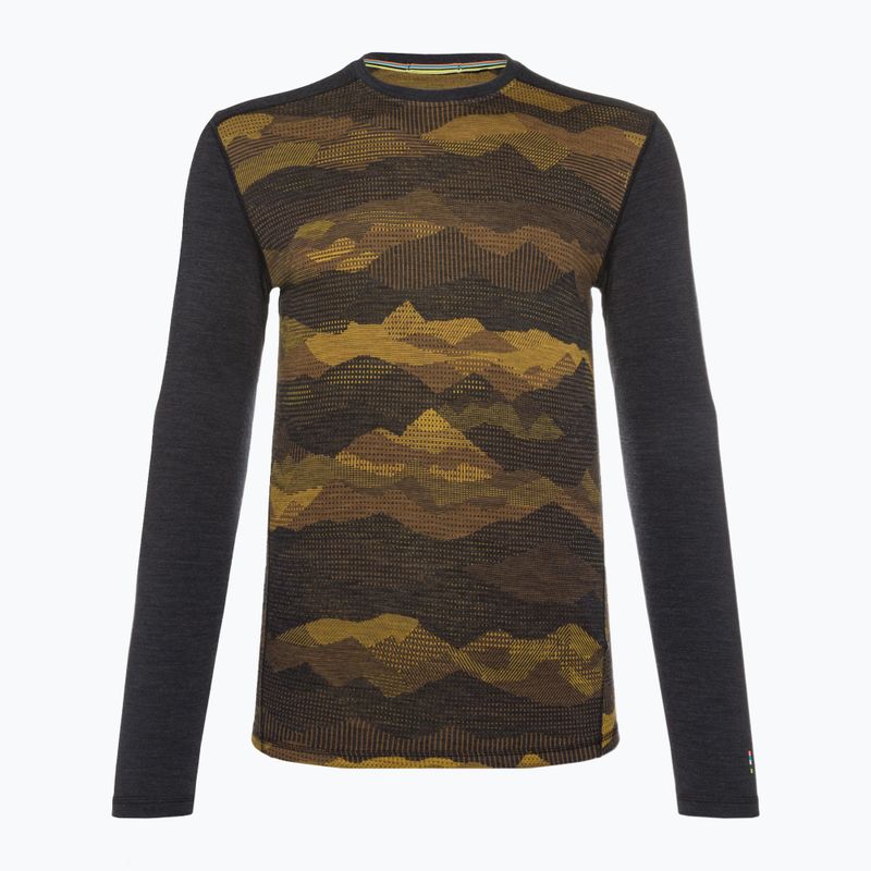 Maglia termica da uomo Smartwool Merino 250 Baselayer Crew Boxed charcoal mtn scape 3