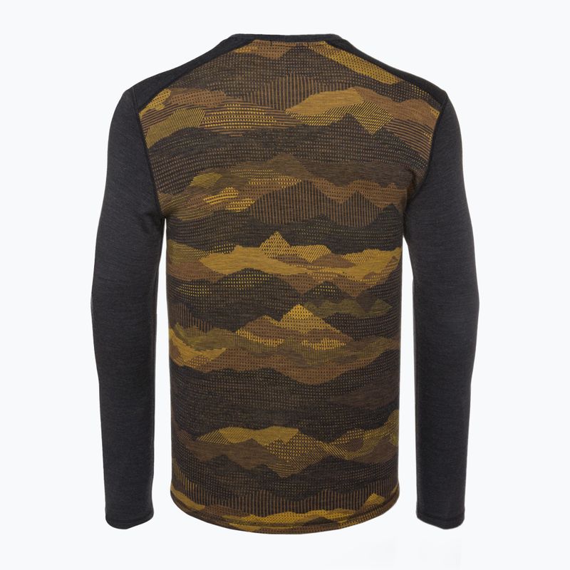 Maglia termica da uomo Smartwool Merino 250 Baselayer Crew Boxed charcoal mtn scape 4