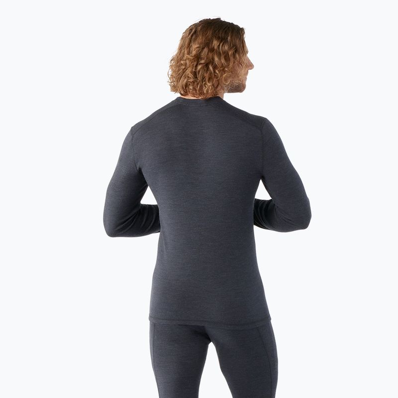 Maglia termica da uomo Smartwool Thermal Merino Baselayer Colorblock Crew Boxed charcoal 2