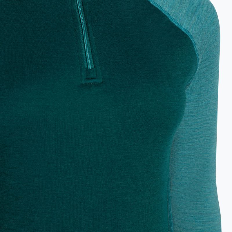 Smartwool Classic Thermal Merino Baselayer Donna 1/4 Zip Boxed emerald thermal longsleeve 5