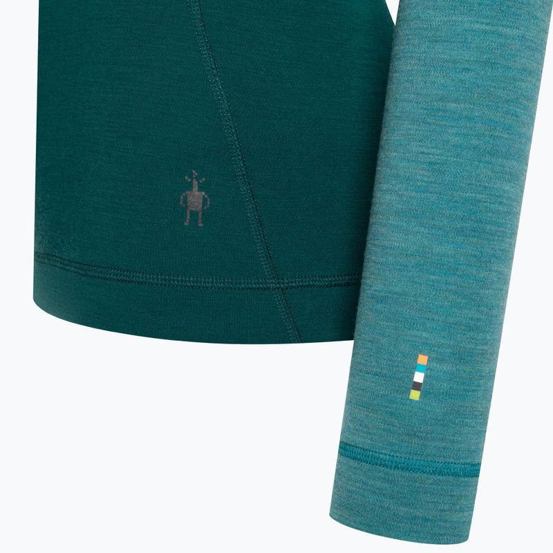 Maglia termica da donna Smartwool Classic Thermal Merino Baselayer 1/4 Zip Boxed emerald 6