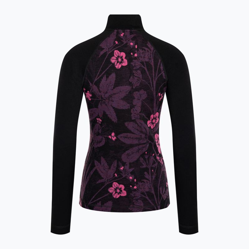 Maglia termica da donna Smartwool Classic Thermal Merino Baselayer 1/4 Zip Boxed purple iris 4
