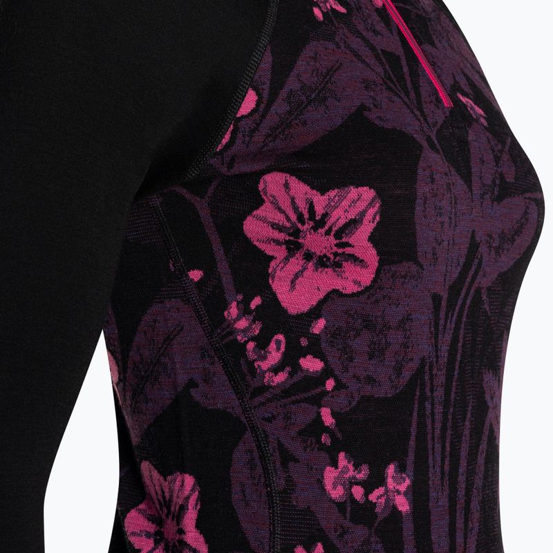 Maglia termica da donna Smartwool Classic Thermal Merino Baselayer 1/4 Zip Boxed purple iris 7
