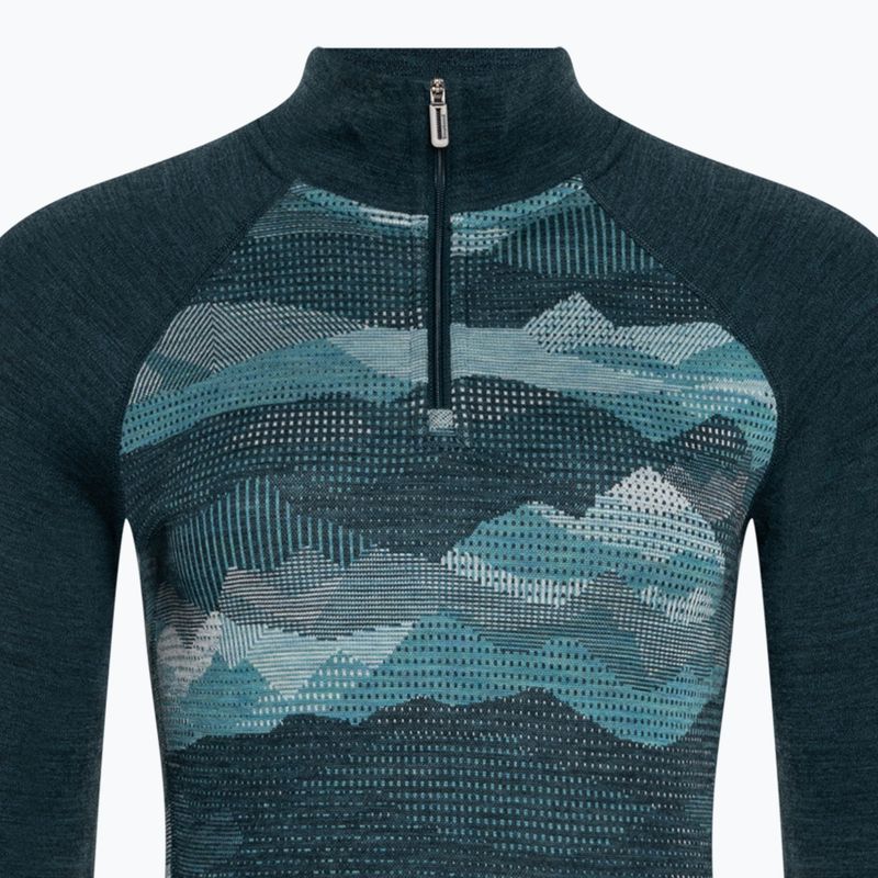 Maglia termica da donna Smartwool Classic Thermal Merino Baselayer 1/4 Zip Boxed twilight 5