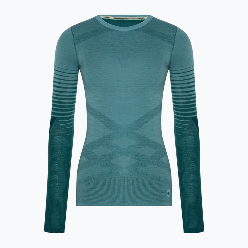 Maglia termica da donna Smartwool Intraknit Thermal Merino Baselayer Pattern Crew cascade 3