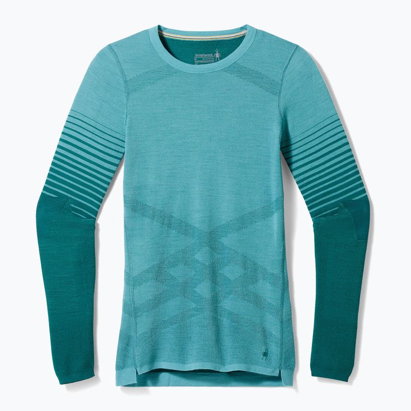 Maglia termica da donna Smartwool Intraknit Thermal Merino Baselayer Pattern Crew cascade 7