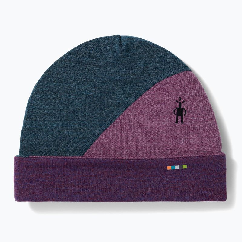 Smartwool Thermal Merino Colorblock berretto invernale twilight blue heather