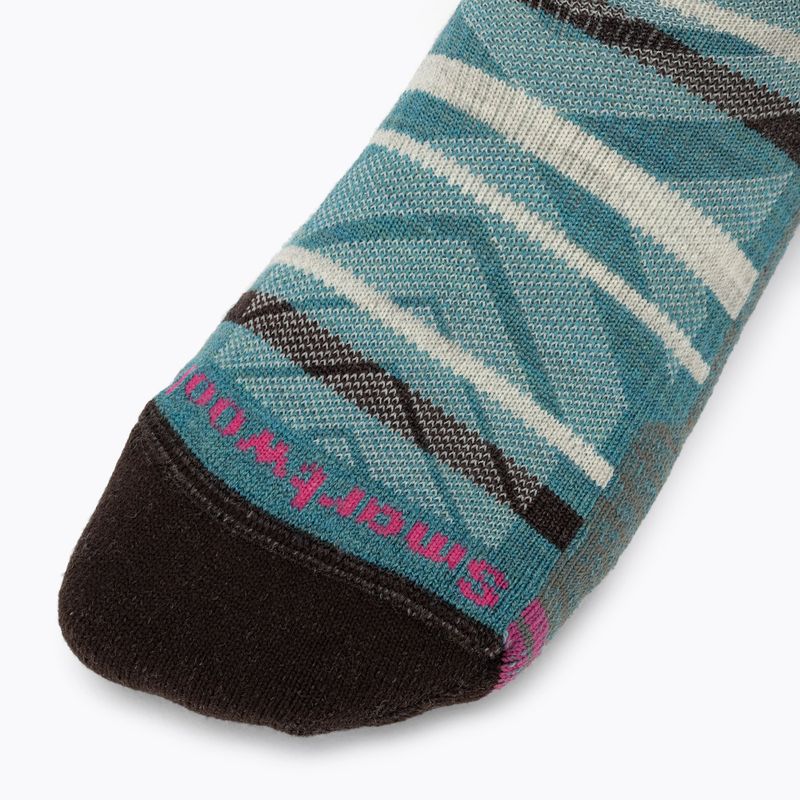 Calze da trekking da donna Smartwool Hike Light Cushion Under The Stars Crew verde cascata 3