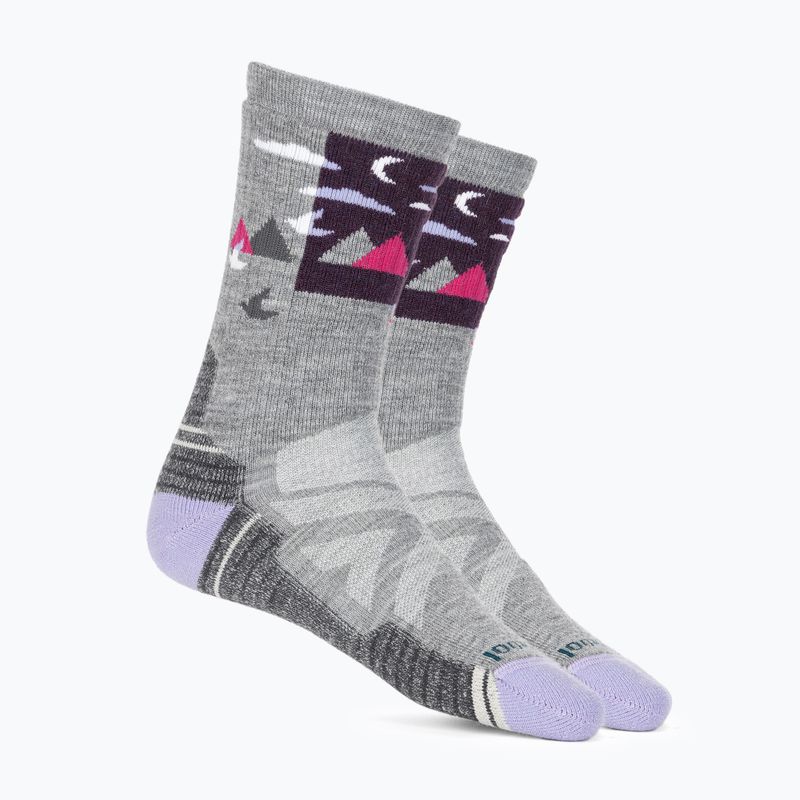 Calze da trekking da donna Smartwool Hike Full Cushion Alpine Perch Crew grigio chiaro