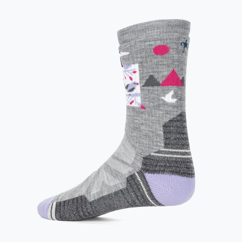 Calze da trekking da donna Smartwool Hike Full Cushion Alpine Perch Crew grigio chiaro 2
