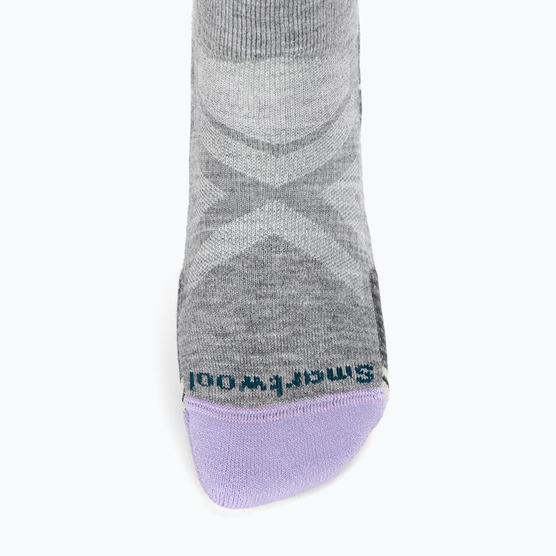 Calze da trekking da donna Smartwool Hike Full Cushion Alpine Perch Crew grigio chiaro 4
