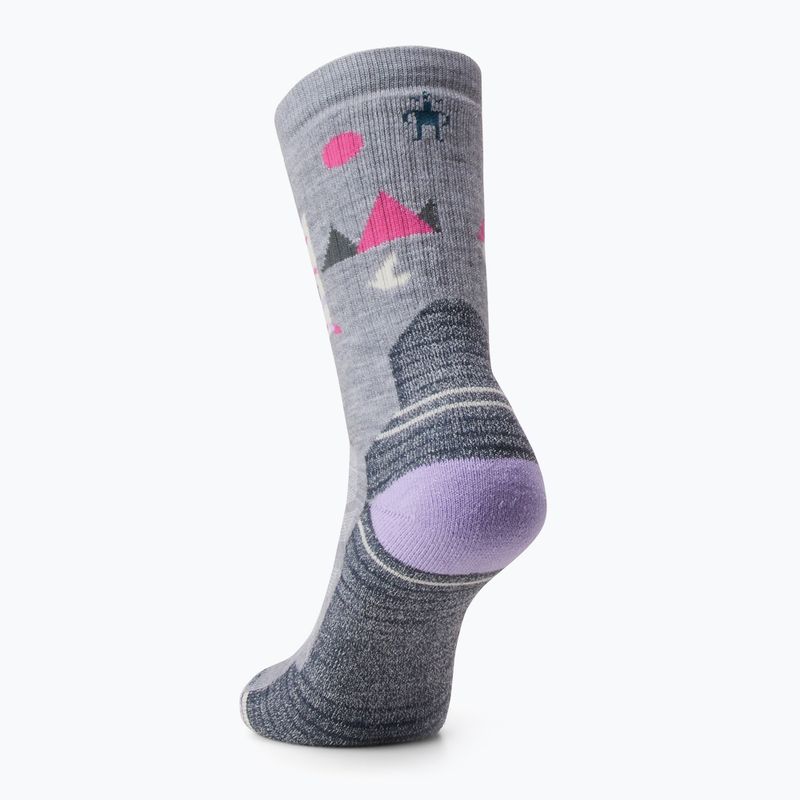 Calze da trekking da donna Smartwool Hike Full Cushion Alpine Perch Crew grigio chiaro 8