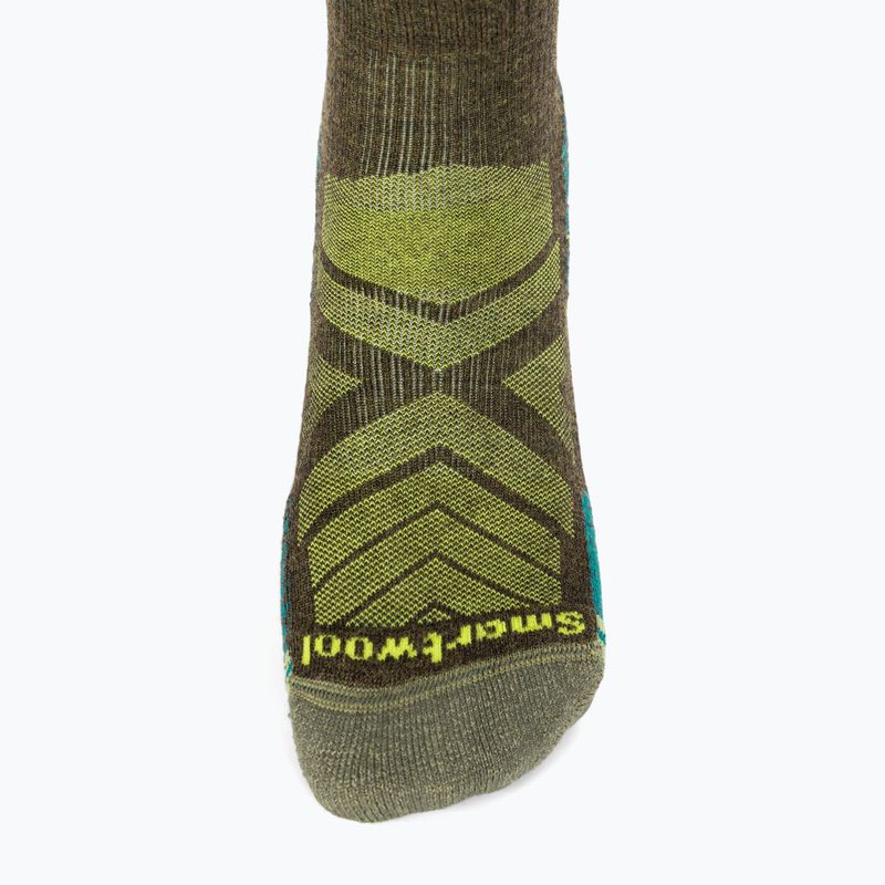 Smartwool Hike Light Cushion Winding Trail Crew calze da trekking oliva militare 4