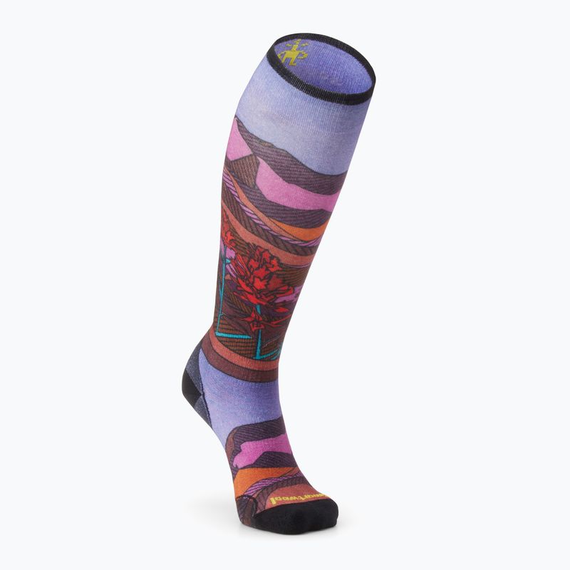 Calze da sci Smartwool da donna Ski Zero Cushion Stampa floreale OTC picante 5