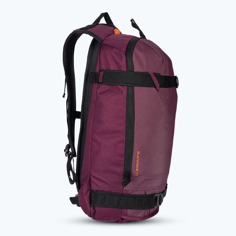 Zaino da snowboard da donna The North Face Slackpack 2.0 20 l boysenberry/mandarino 2