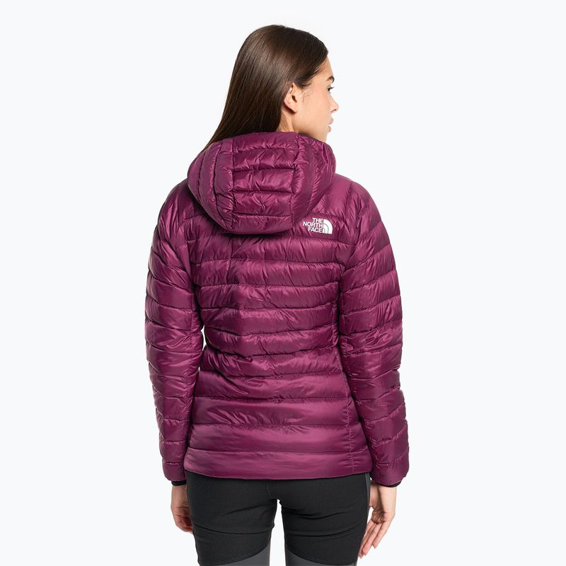 Piumino da donna The North Face Summit Breithorn Hoodie boysenberry 2