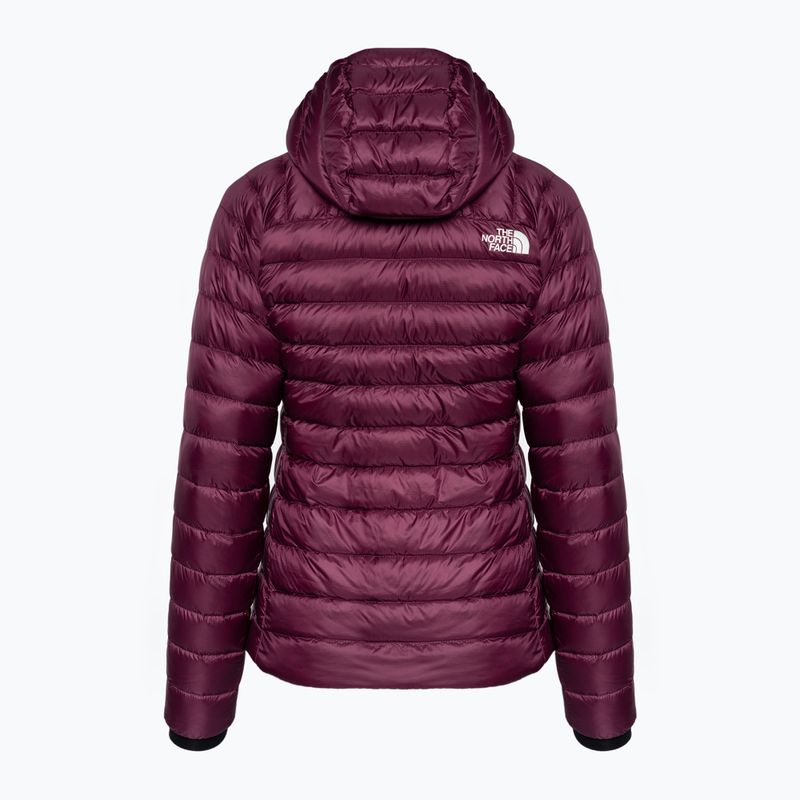 Piumino da donna The North Face Summit Breithorn Hoodie boysenberry 6