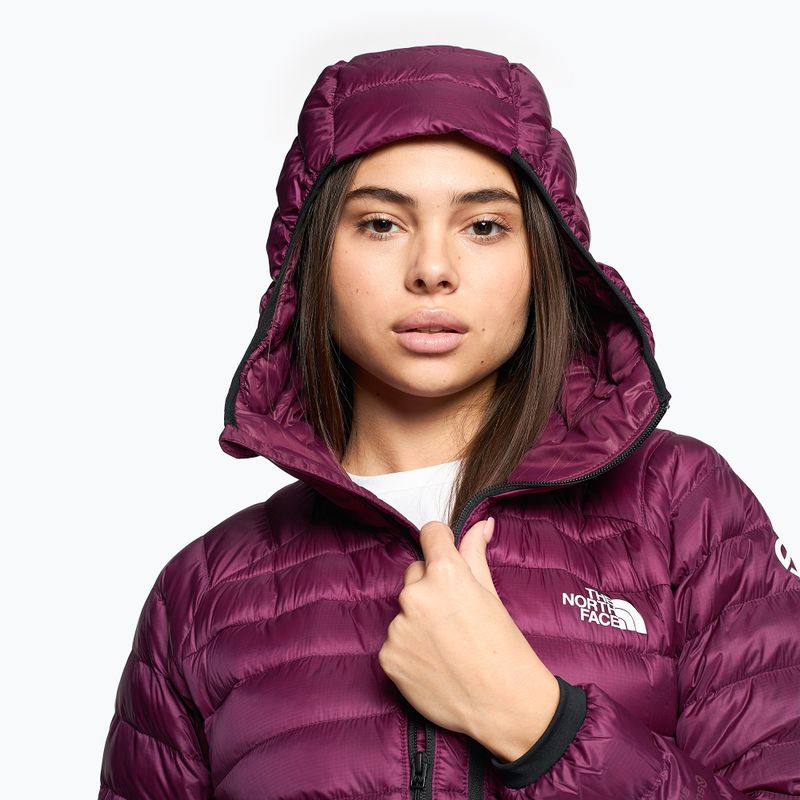 Piumino da donna The North Face Summit Breithorn Hoodie boysenberry 3