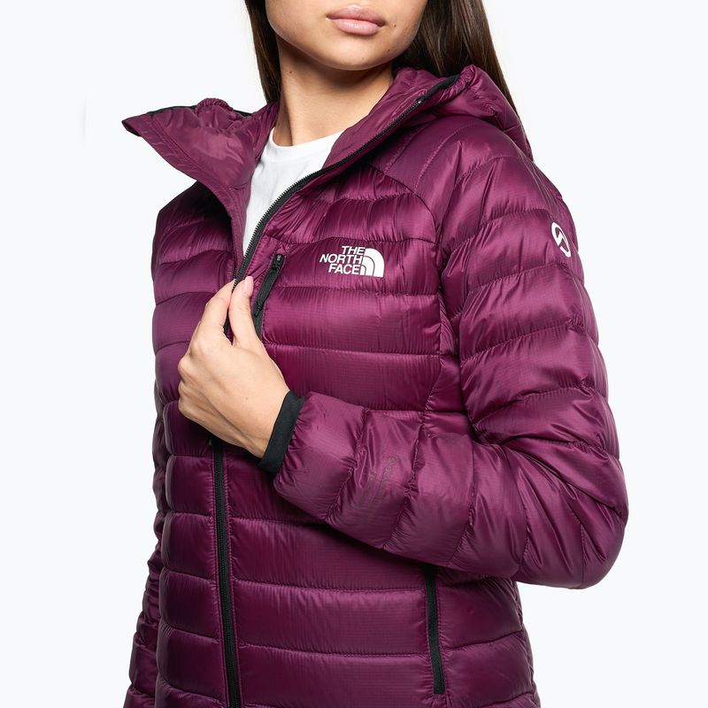Piumino da donna The North Face Summit Breithorn Hoodie boysenberry 4