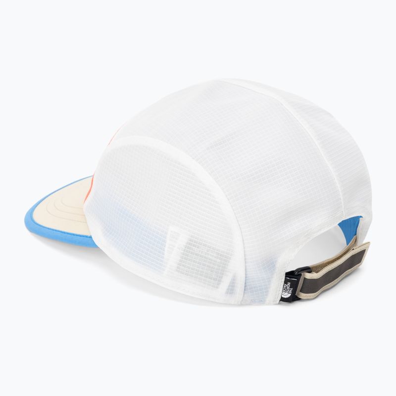 Cappello da baseball The North Face Run blu ottico/arancio radiante/bianco 3