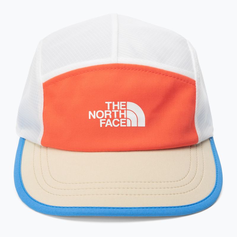 Cappello da baseball The North Face Run blu ottico/arancio radiante/bianco 4