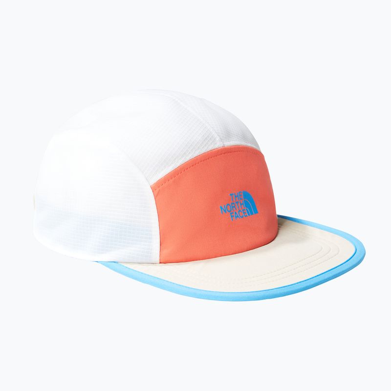 Cappello da baseball The North Face Run blu ottico/arancio radiante/bianco 5