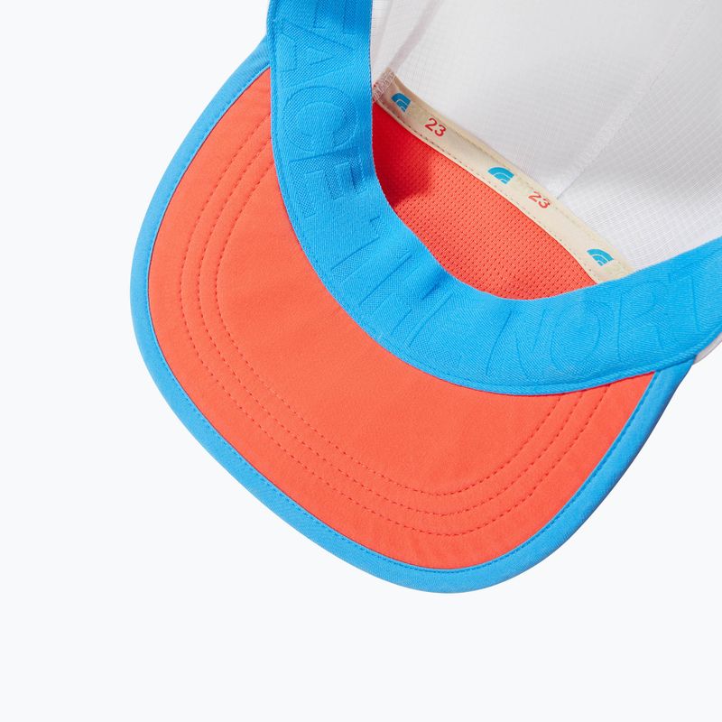 Cappello da baseball The North Face Run blu ottico/arancio radiante/bianco 7