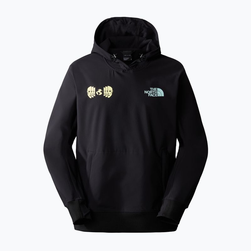 Giacca softshell da uomo The North Face Tekno Logo Hoodie nero/sole sprite 5