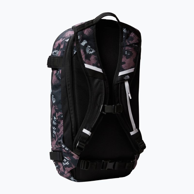 Zaino da snowboard da donna The North Face Slackpack 2.0 20 l grigio fulvo stampa snake charmer/nero 2