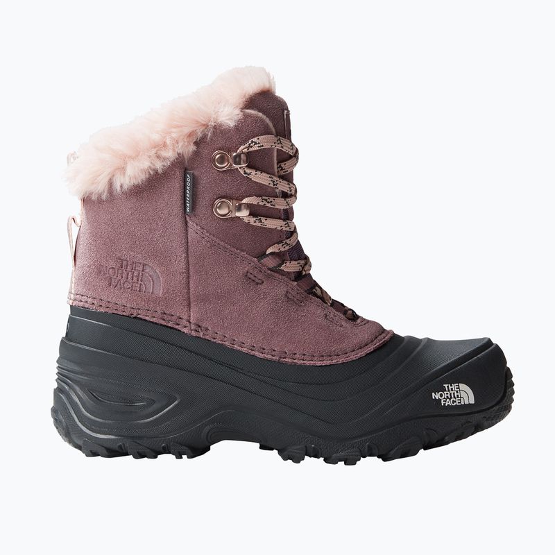 The North Face Shellista V Lace WP stivali da neve per bambini grigio fulvo/grigio asfalto 8