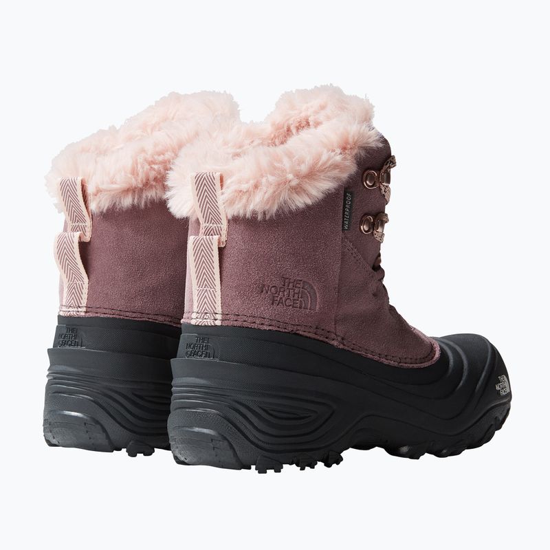 The North Face Shellista V Lace WP stivali da neve per bambini grigio fulvo/grigio asfalto 11