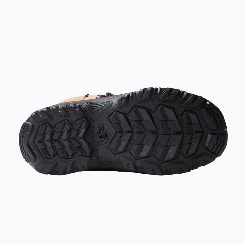 The North Face Chilkat V Lace Wp, stivali da neve per bambini in burro di mandorle/nero 13