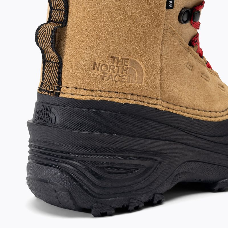 The North Face Chilkat V Lace Wp, stivali da neve per bambini in burro di mandorle/nero 9