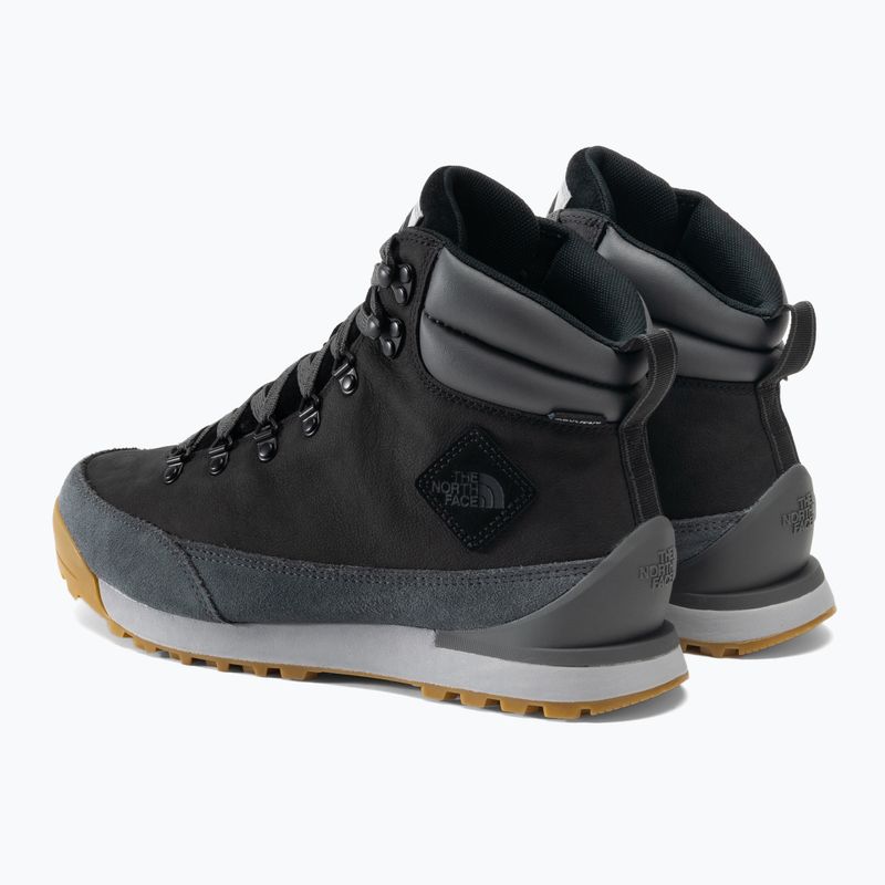 Stivali da trekking da uomo The North Face Back To Berkeley IV Leather WP nero/grigio asfalto 3