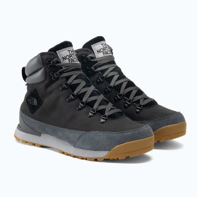 Stivali da trekking da uomo The North Face Back To Berkeley IV Leather WP nero/grigio asfalto 4