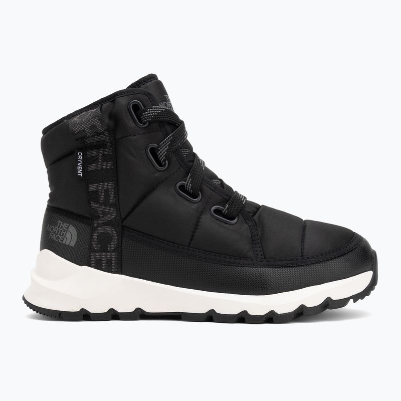 Stivali da neve da donna The North Face Thermoball Lace Up Luxe Wp black/asphalt grey 2