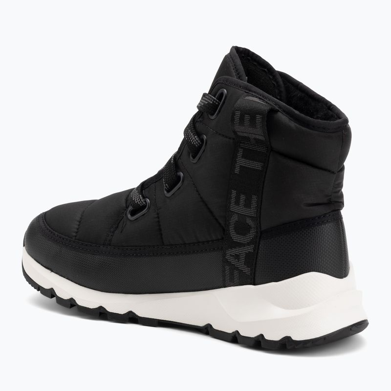Stivali da neve da donna The North Face Thermoball Lace Up Luxe Wp black/asphalt grey 3