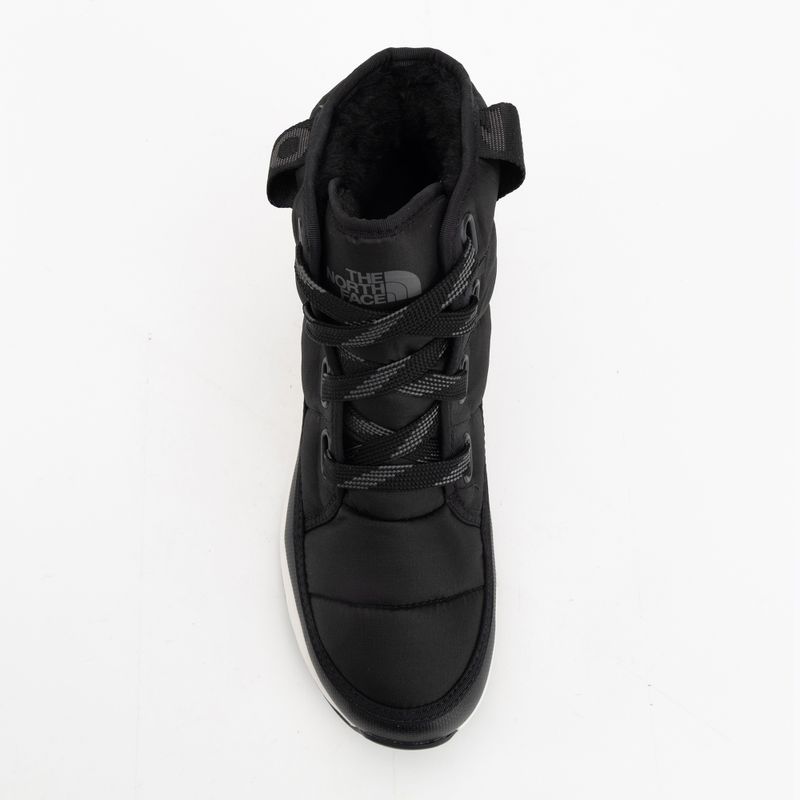 Stivali da neve da donna The North Face Thermoball Lace Up Luxe Wp black/asphalt grey 5