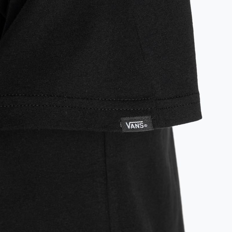 T-shirt Vans da uomo con logo centrale multicolore nero 4