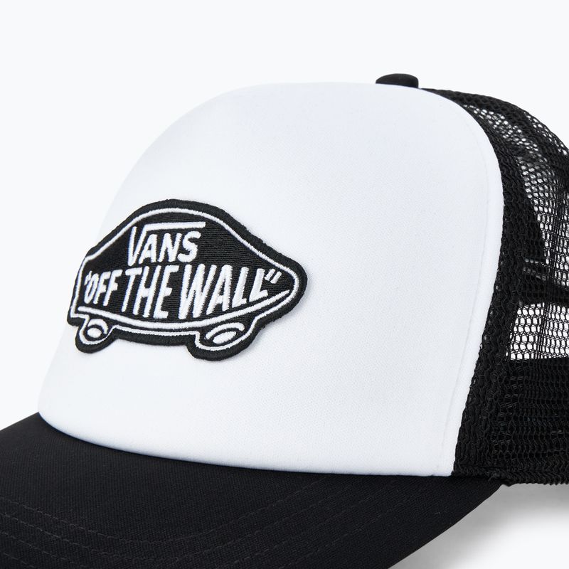 Cappello Vans Classic Patch Curved Bill Trucker da uomo nero/bianco 4