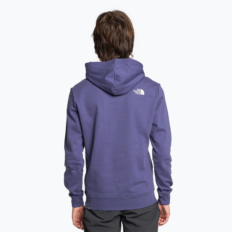 Felpa con cappuccio The North Face Standard Uomo blu grotta 2
