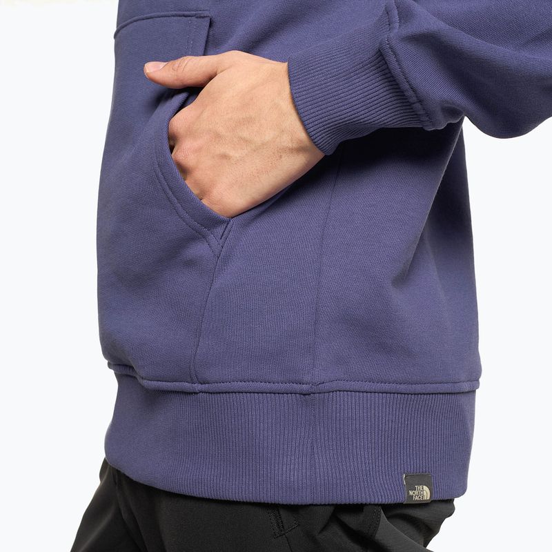 Felpa con cappuccio The North Face Standard Uomo blu grotta 3
