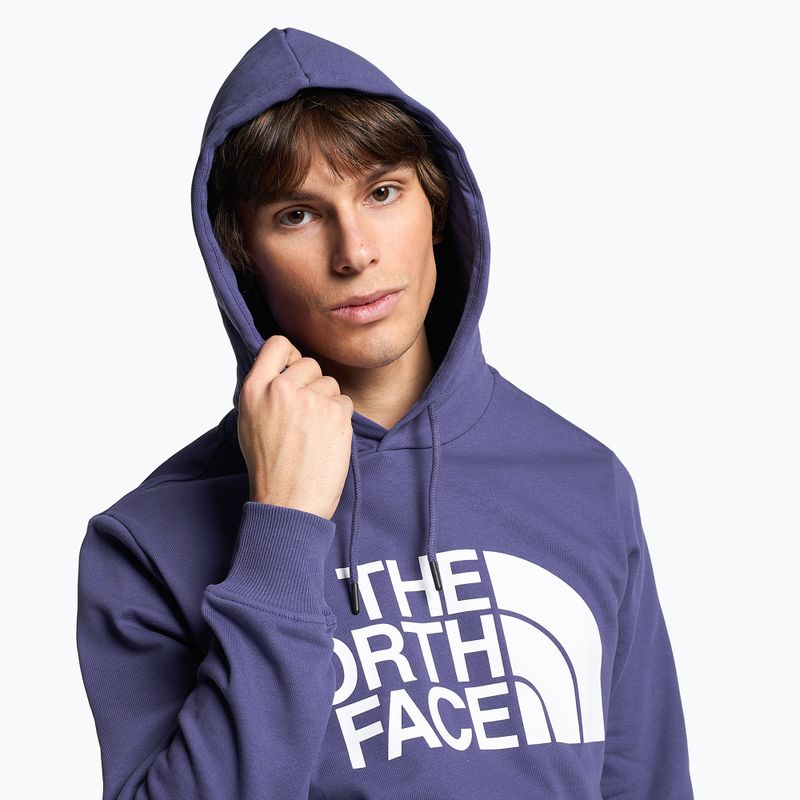 Felpa con cappuccio The North Face Standard Uomo blu grotta 4