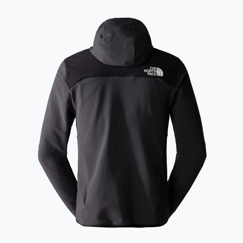 Giacca ibrida da uomo The North Face Dawn Turn Hybrid Ventrix Midlayer grigio asfalto/nero/arancio 6
